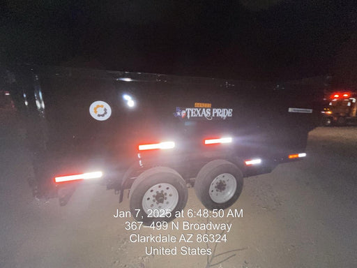 2025 TEXAS PRIDE TRAILERS 14'L x 7'W 5 Cu Yd Trunnion Hydraulic Dump