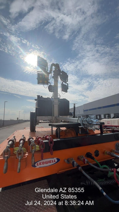 2024 Wanco WLTT-4MM4K Diesel, Deep Sea Controller, Shore Power Plug, Auto Start, (4) 350W LED Floodlights, 4kW Generator, 60 Gal Fuel Tank, 2" Ball, T3