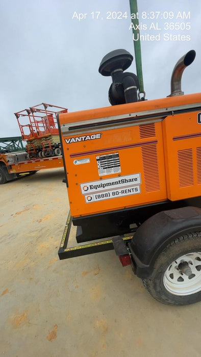 2021 Lincoln Electric Vantage 549X Ready Pak 3, ORANGE (includes trailer, cable rack, fender light kit)