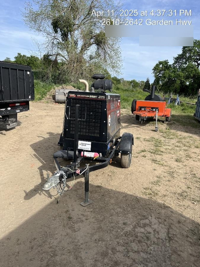 2021 Lincoln Electric Air Vantage 566 Air Vantage 566X Ready Pak 3 (includes trailer, cable rack, fender light kit); no telematics