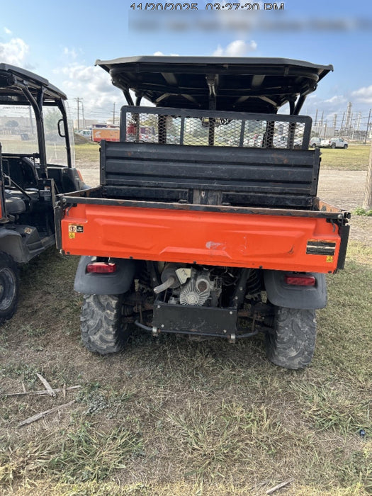 Kubota RTV-X1140W-H 4wd Utility Cart, LED Strobe, Windshield Tempered Glass, Pastic Canopy, Wire Harness Kit, Backup Alarm