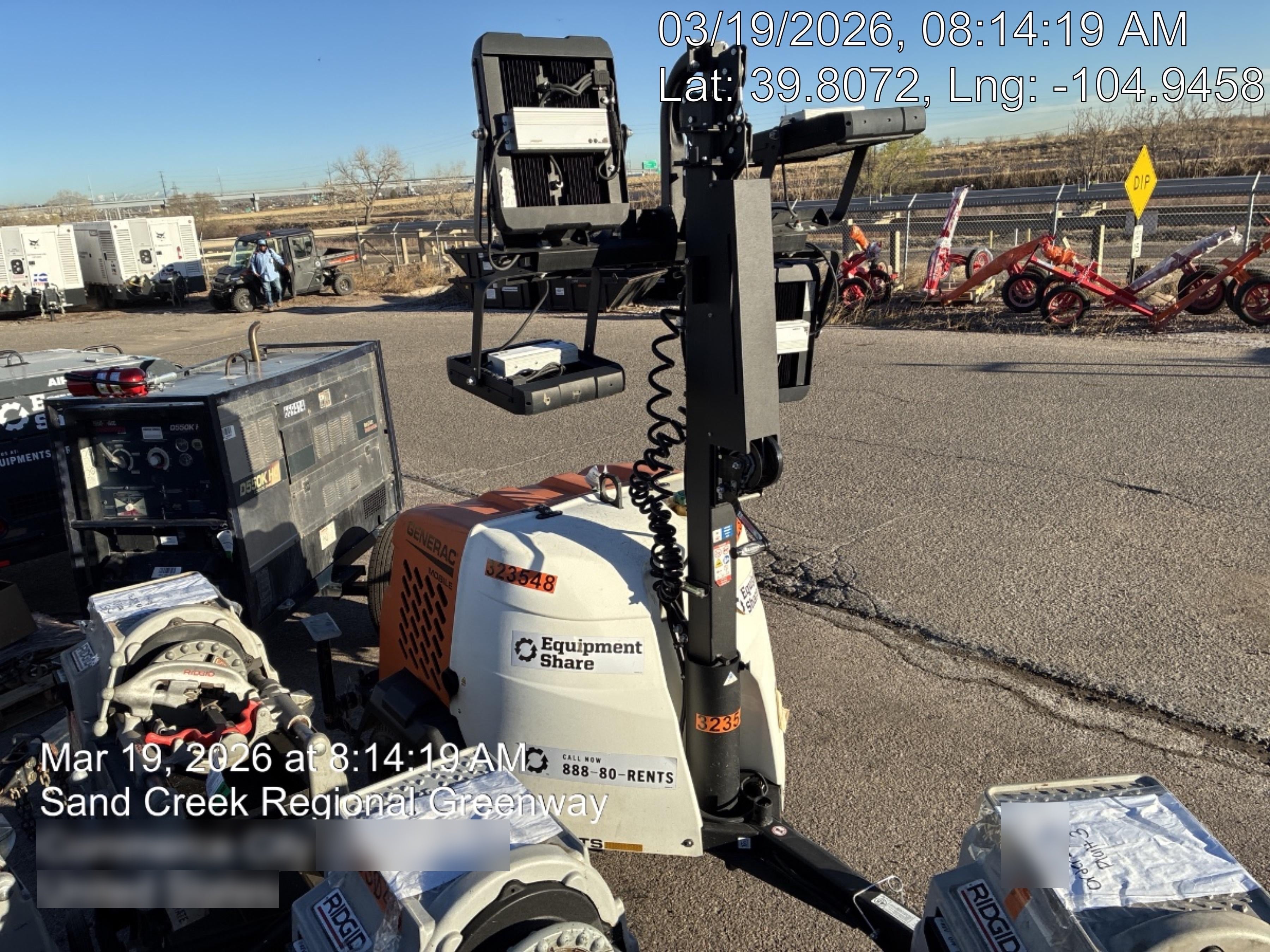 2023 Generac MLT2 Diesel, Flex Switch 120V Input, Powerzone Controller, (4) 320W LED Lights, 4kW Generator, 39.9 Gal Fuel Tank, 2" Ball, T3