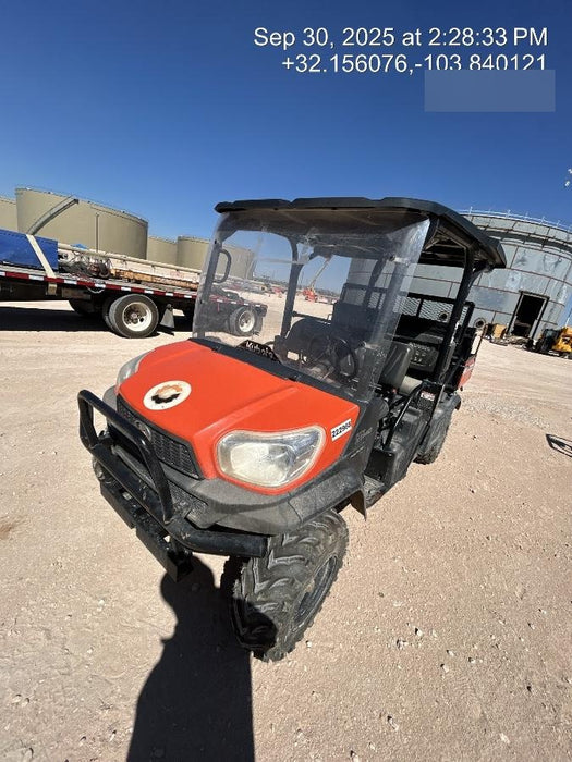 2022 Kubota RTV-X1140W-H Plastic Canopy, Windshield Acrylic Clear, LED Strobe Light, Wire Harness Kit, Back up Alarm