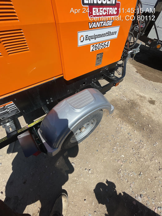 2022 Lincoln Electric LE400 Kubota V1505, Trlr, Cable Rack, Light Kit, ES Decals, T3