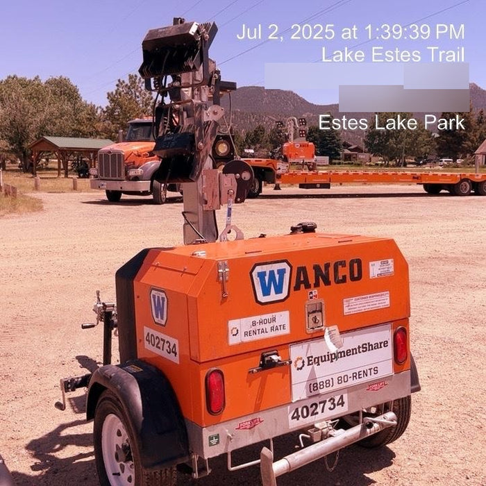 2024 Wanco WLTT-4MM4K Diesel, Deep Sea Controller, Shore Power Plug, Auto Start, (4) 350W LED Floodlights, 4kW Generator, 60 Gal Fuel Tank, 2" Ball, T3