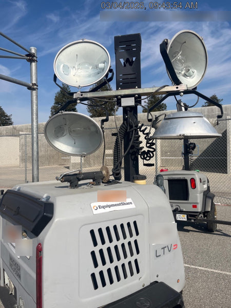 2019 Wacker Neuson LTV6L-MH Wacker Neuson LTV6L Mobile Light Tower w/Fuel Level Sensor Installed