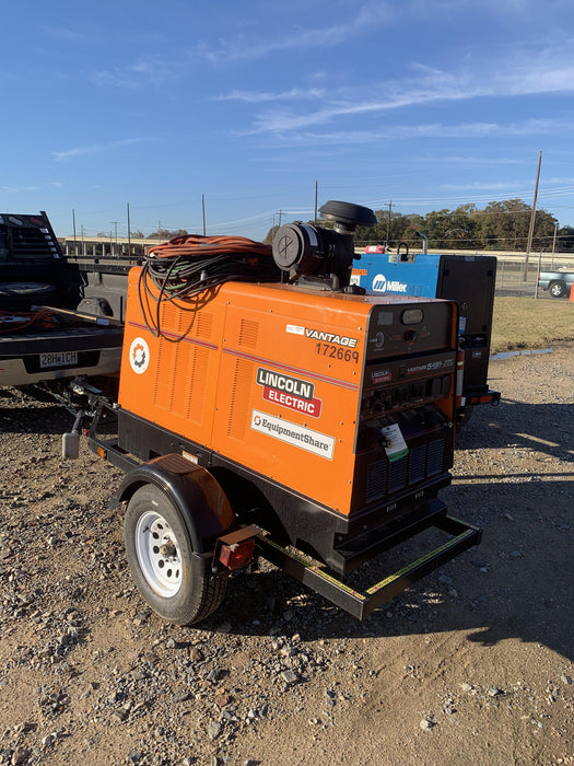 2021 Lincoln Electric Vantage 549X Ready Pak 3, ORANGE (includes trailer, cable rack, fender light kit)