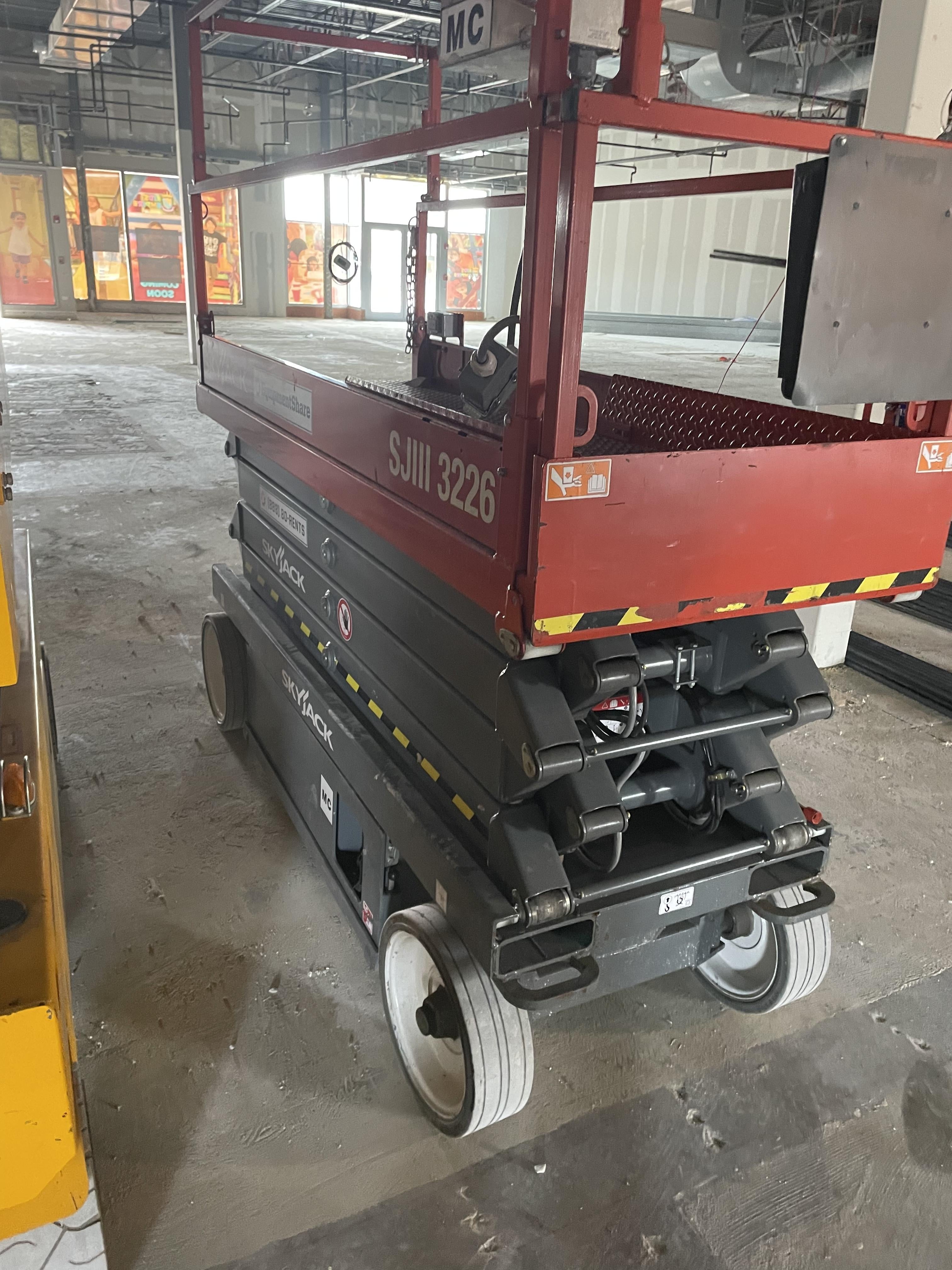 2018 Skyjack SJIII-3226 Standard Rental Specs