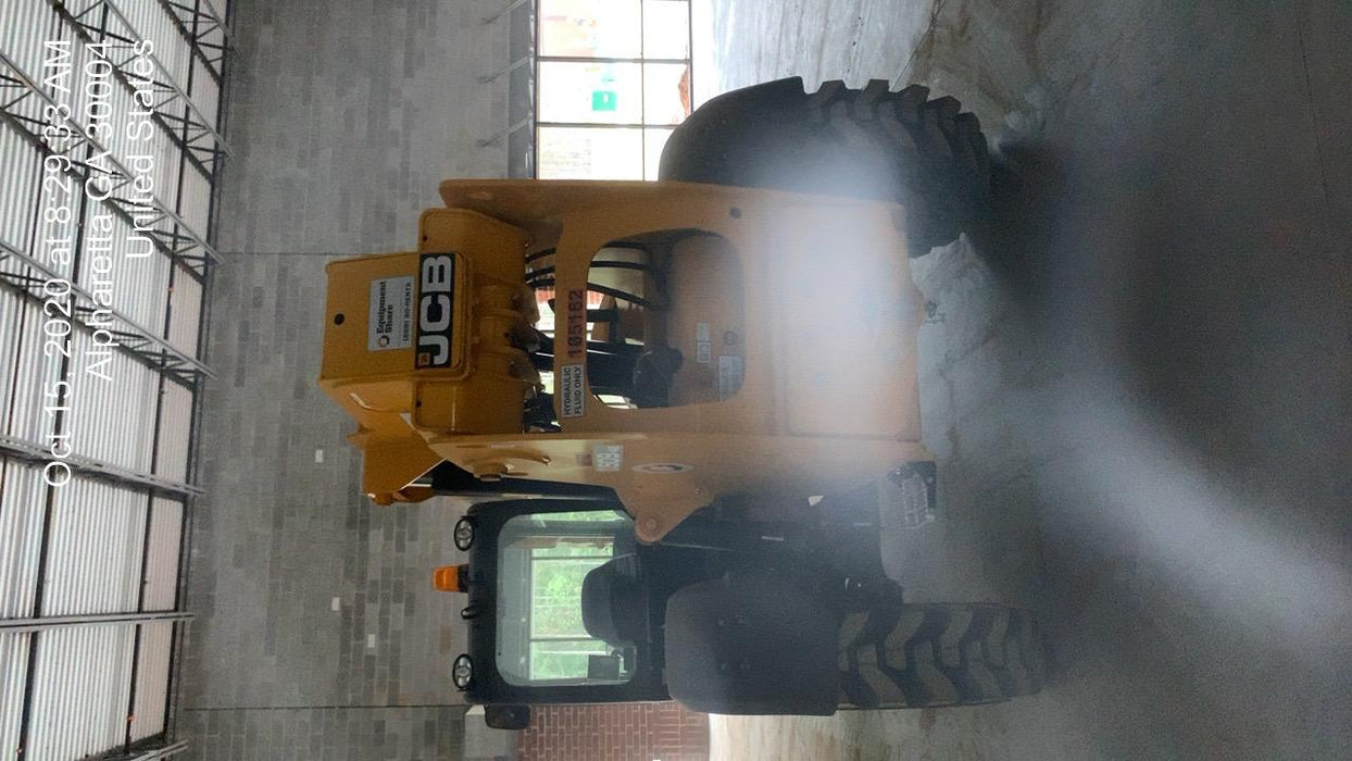 2020 JCB 509-42 Canopy, Solid Tires, Work Lights, Beacon, Aux Hydraulics, Back up Alarm, Lifting Eye, ES Decals