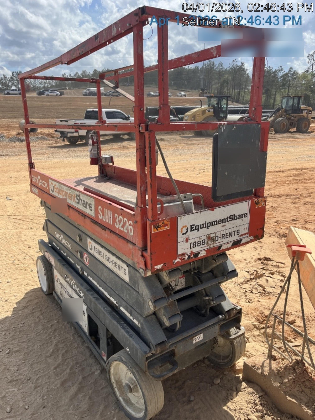 2019 Skyjack SJIII-3226 Skyjack SJIII3226 Standard w/Trojan Batteries