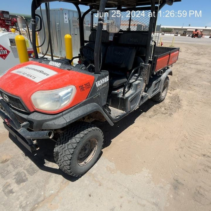 2022 Kubota RTV-X1140W-H Plastic Canopy, Windshield Acrylic Clear, LED Strobe Light, Wire Harness Kit, Back up Alarm