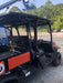 2021 Kubota RTV-X1140W-H Plastic Canopy, Windshield Acrylic Clear, LED Strobe Light, Wire Harness Kit, Back up Alarm