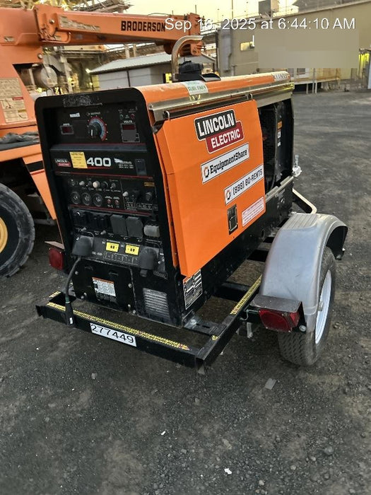 2022 Lincoln Electric LE400 Kubota V1505, Trlr, Cable Rack, Light Kit, ES Decals, T3