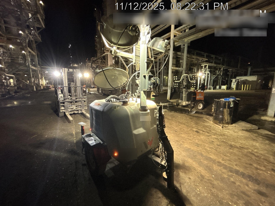 Wacker Neuson LTV6K-MH Wacker Neuson LTV6K Mobile Light Tower w/Fuel Level Sensor Installed