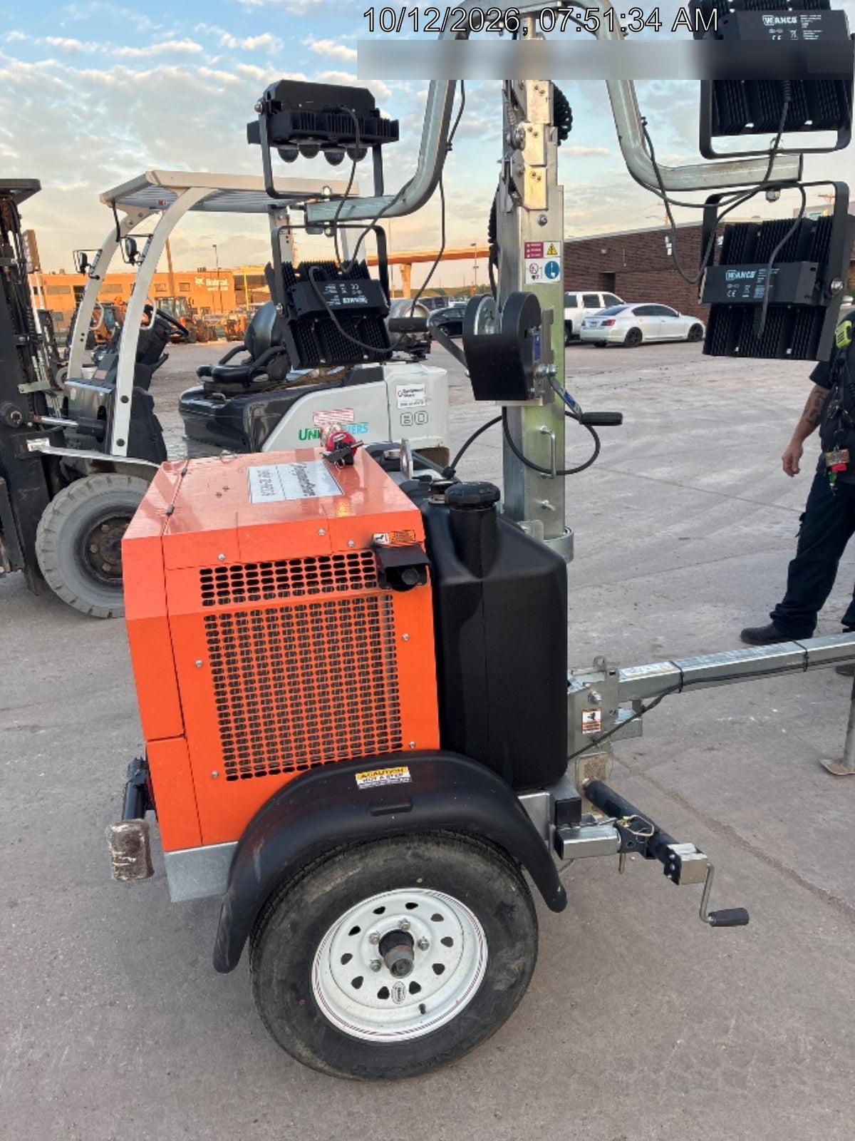 2024 Wanco WLTT-4MM4K Diesel, Deep Sea Controller, Shore Power Plug, Auto Start, (4) 350W LED Floodlights, 4kW Generator, 60 Gal Fuel Tank, 2" Ball, T3