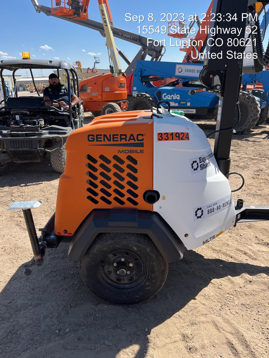 2023 Generac MLT2 Diesel, Flex Switch 120V Input, Powerzone Controller, (4) 320W LED Lights, 4kW Generator, 39.9 Gal Fuel Tank, 2" Ball, T3
