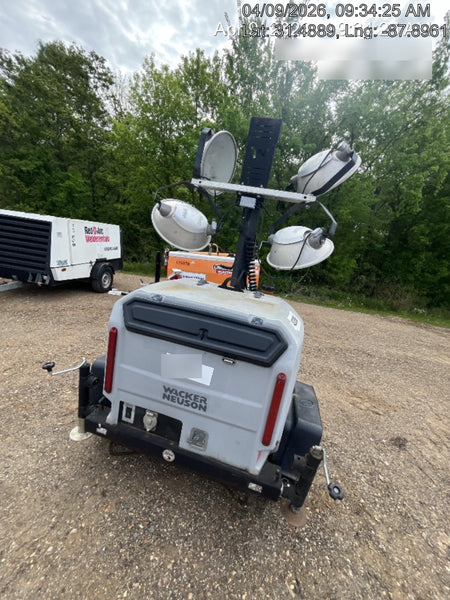 2019 Wacker Neuson LTV6L-MH Wacker Neuson LTV6L Mobile Light Tower w/Fuel Level Sensor Installed