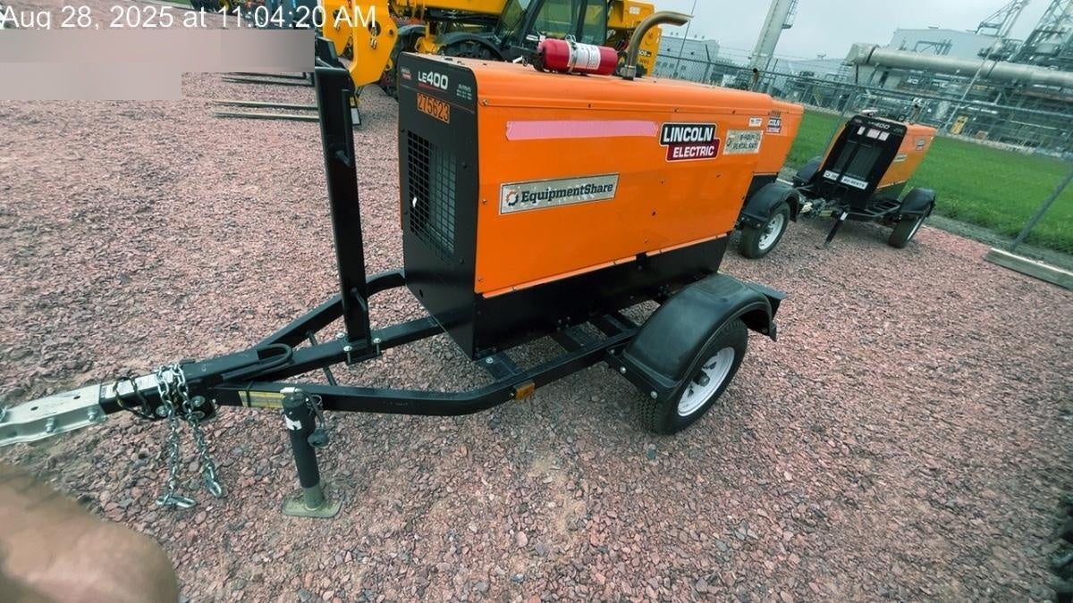 2022 Lincoln Electric LE400 Kubota V1505, Trlr, Cable Rack, Light Kit, ES Decals, T3