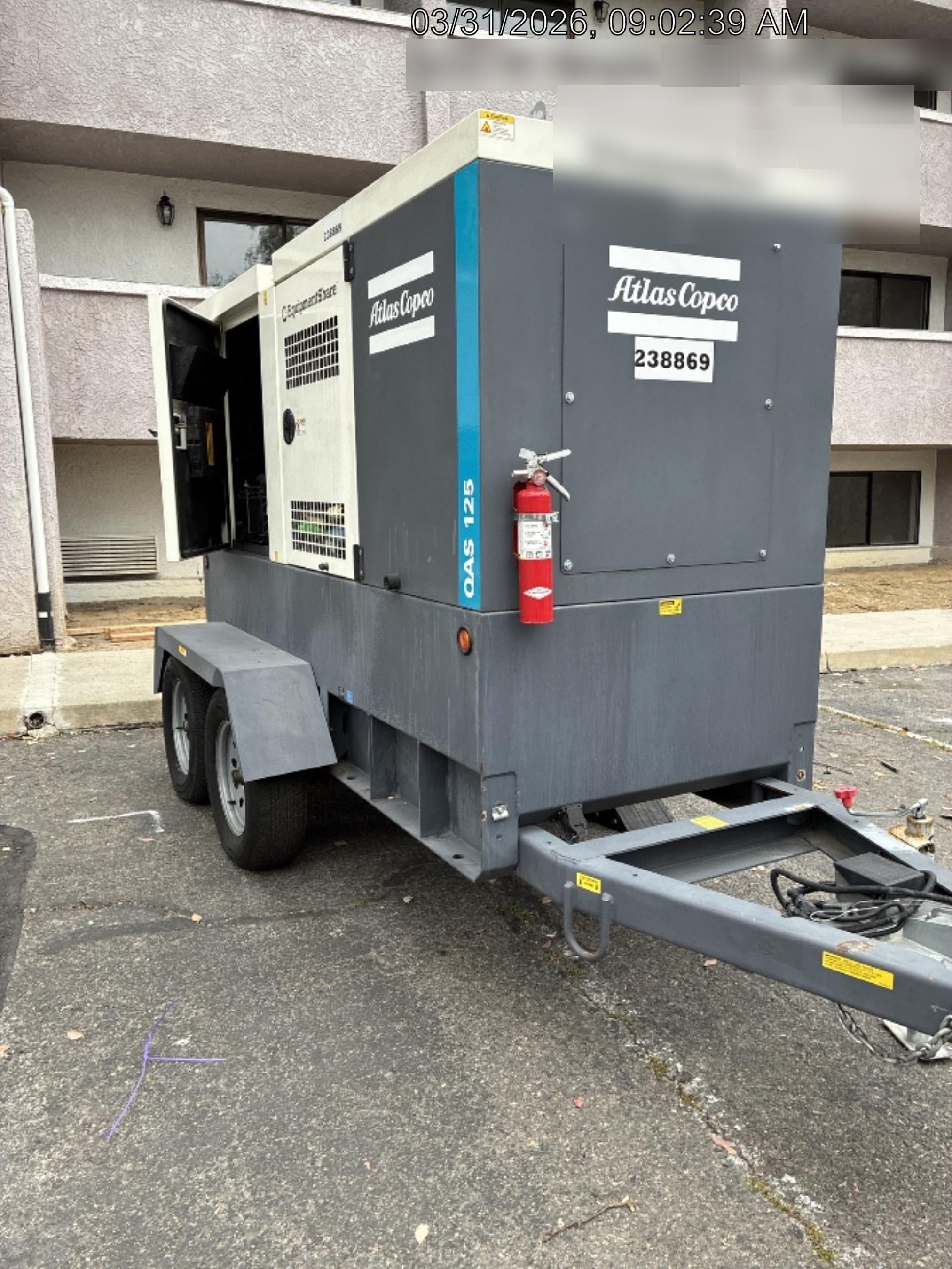 2022 ATLAS COPCO QAS 125