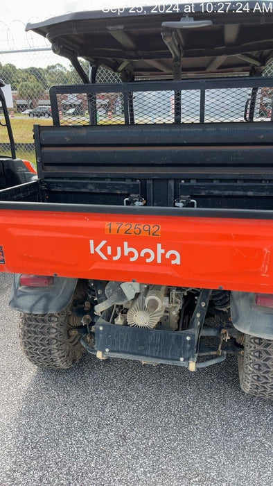 2021 Kubota RTV-X1140W-H Plastic Canopy, Windshield Acrylic Clear, LED Strobe Light, Wire Harness Kit, Back up Alarm