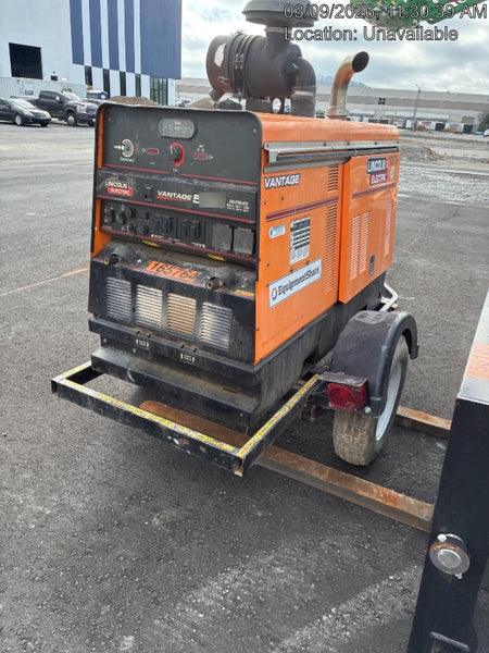 2021 Lincoln Electric Vantage 549X Ready Pak 3, ORANGE (includes trailer, cable rack, fender light kit)