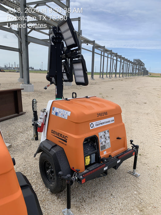 2024 Generac MLT2 Diesel, Flex Switch 120V Input, Powerzone Controller, 
(4) 320W LED Lights, 4kW Generator, 39.9 Gal Fuel Tank, 2" Ball, T3