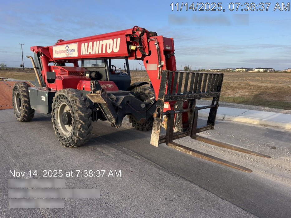 2018 Manitou MTA10055 MTA10055 - 74 HP T4, Canopy, Worklights/Strobe, Beacon, 66" Carriage, 60" Forks, Solid Tires, Lift Hook, Aux Hydraulics