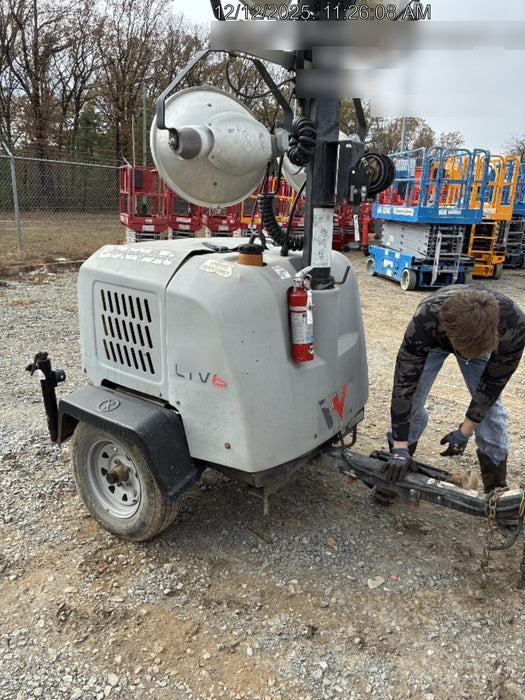 2019 Wacker Neuson LTV6L-MH Mobile Light Tower w/Fuel Level Sensor Installed