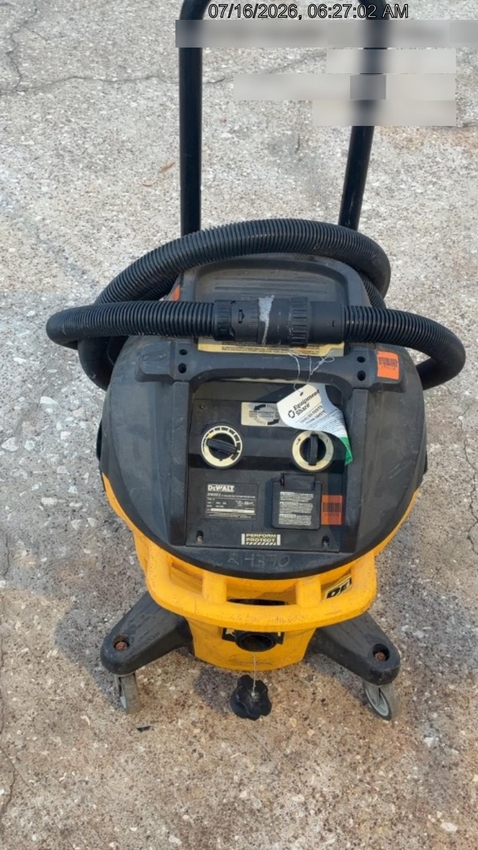 2022 DEWALT DWV012