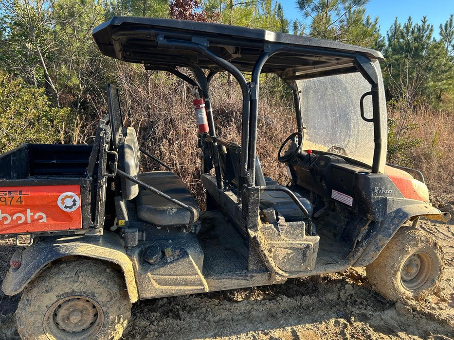 2021 Kubota RTV-X1140W-H Plastic Canopy, Windshield Acrylic Clear, LED Strobe Light, Wire Harness Kit, Back up Alarm