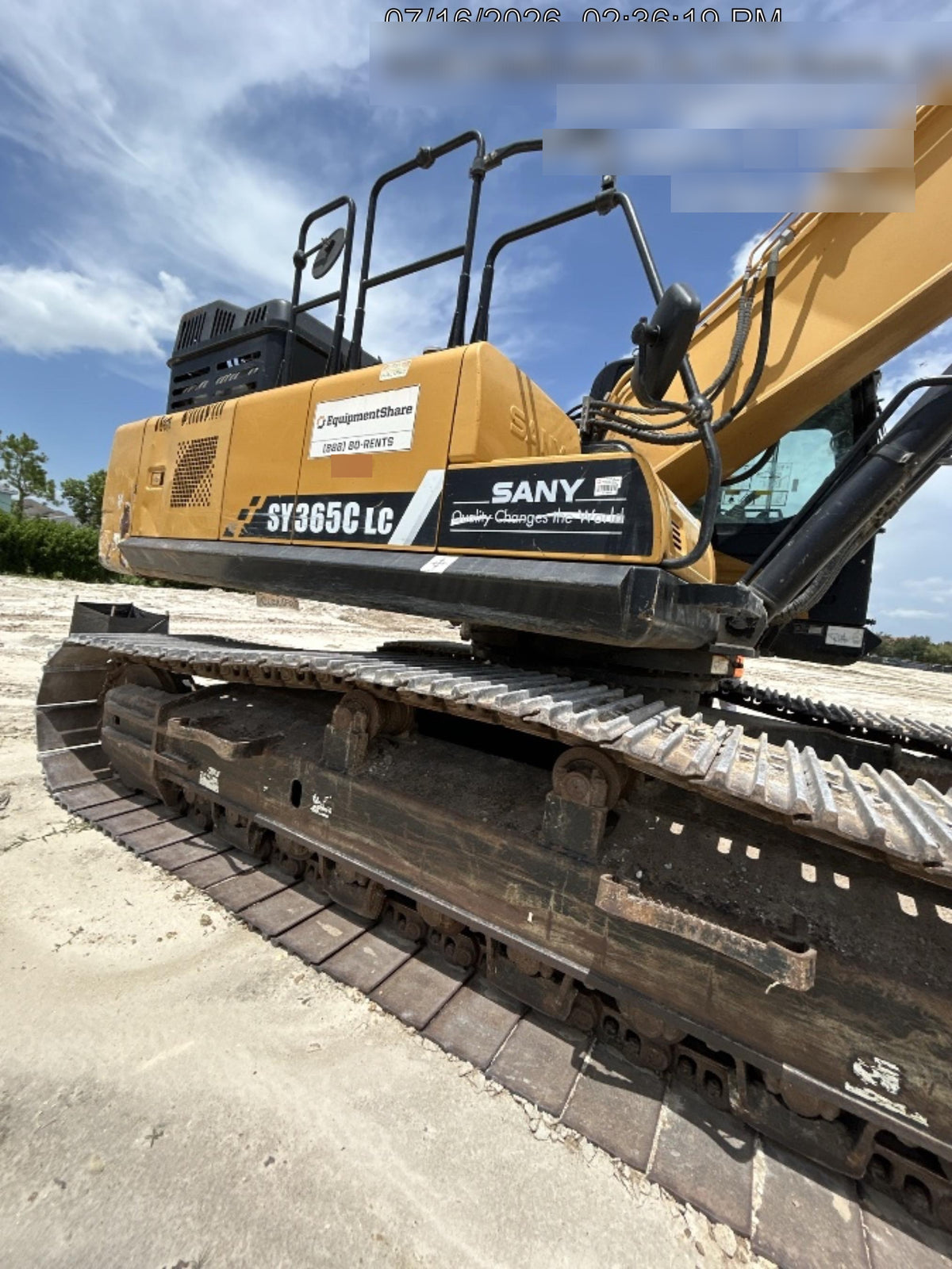 2020 SANY SY365C LC