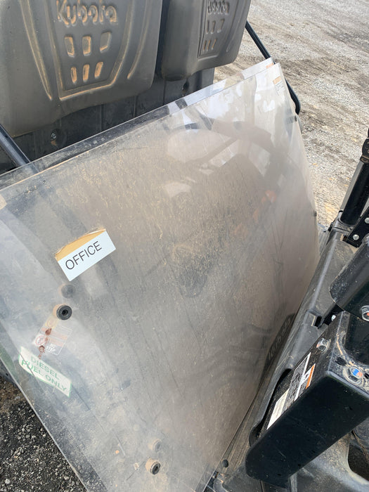 2021 Kubota RTV-X1140W-H Plastic Canopy, Windshield Acrylic Clear, LED Strobe Light, Wire Harness Kit, Back up Alarm