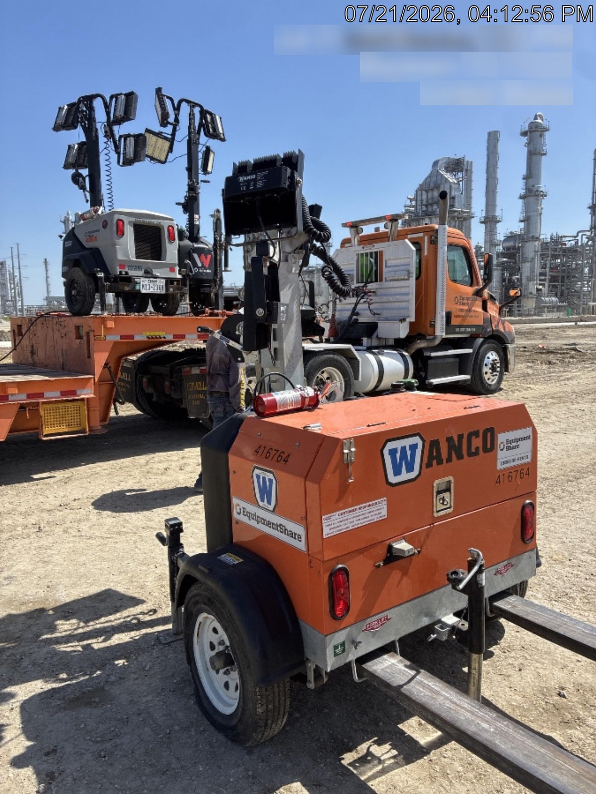 2024 Wanco WLTT-4MM4K Diesel, Deep Sea Controller, Shore Power Plug, Auto Start, (4) 350W LED Floodlights, 4kW Generator, 60 Gal Fuel Tank, 2" Ball, T3
