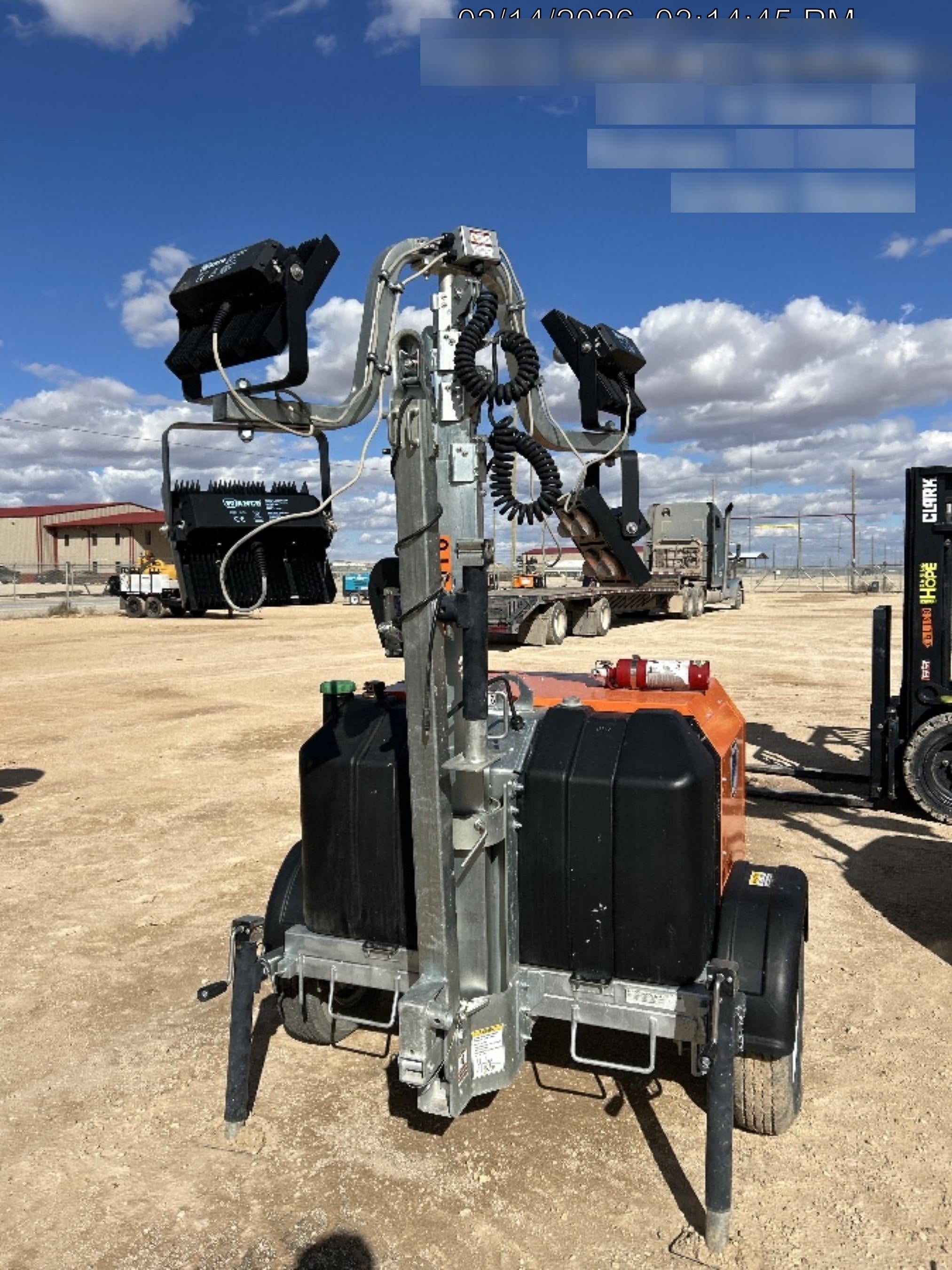 2024 Wanco WLTT-4MM4K Diesel, Deep Sea Controller, Shore Power Plug, Auto Start, (4) 350W LED Floodlights, 4kW Generator, 60 Gal Fuel Tank, 2" Ball, T3