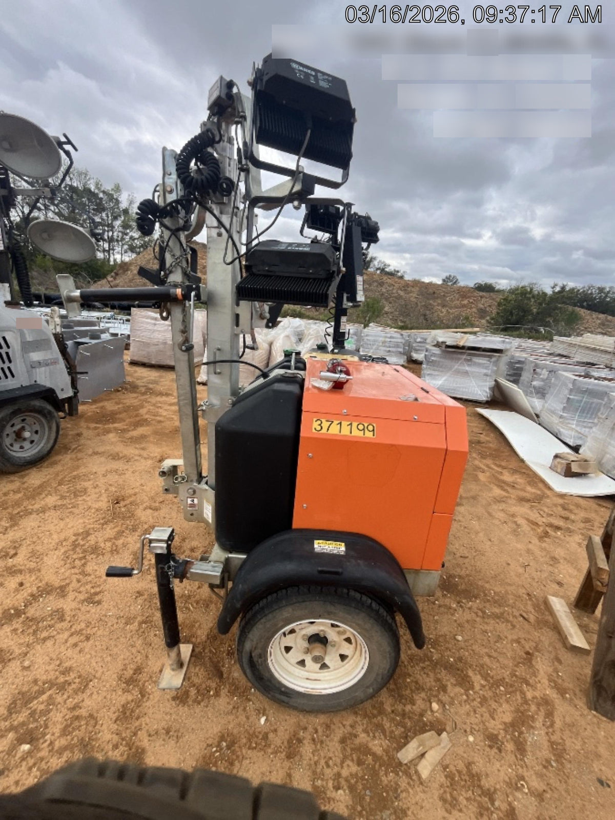 2023 Wanco WLTT-4MM4K Diesel, Deep Sea Controller, Shore Power Plug, Auto Start, (4) 350W LED Floodlights, 4kW Generator, 60 Gal Fuel Tank, 2" Ball, T3