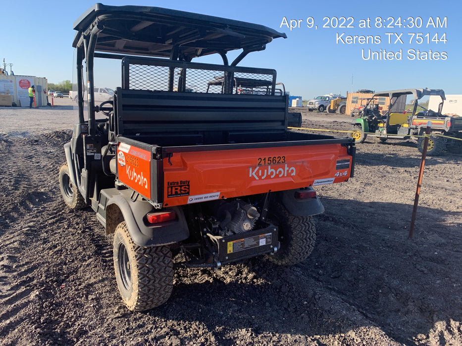 2022 Kubota RTV-X1140W-H Plastic Canopy, Windshield Acrylic Clear, LED Strobe Light, Wire Harness Kit, Back up Alarm