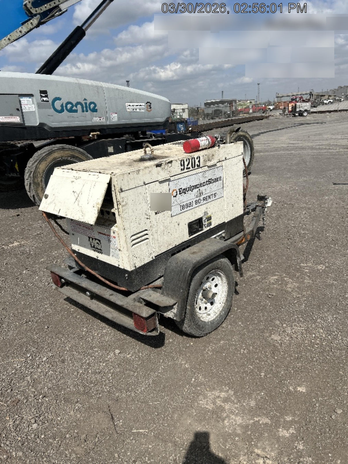 2018 Multiquip DLW300ESA1 Multiquip DLW300ESA1 300 Amp Welder w/Trailer, 100' of Lead, 50' of Ground, Wired Remotes