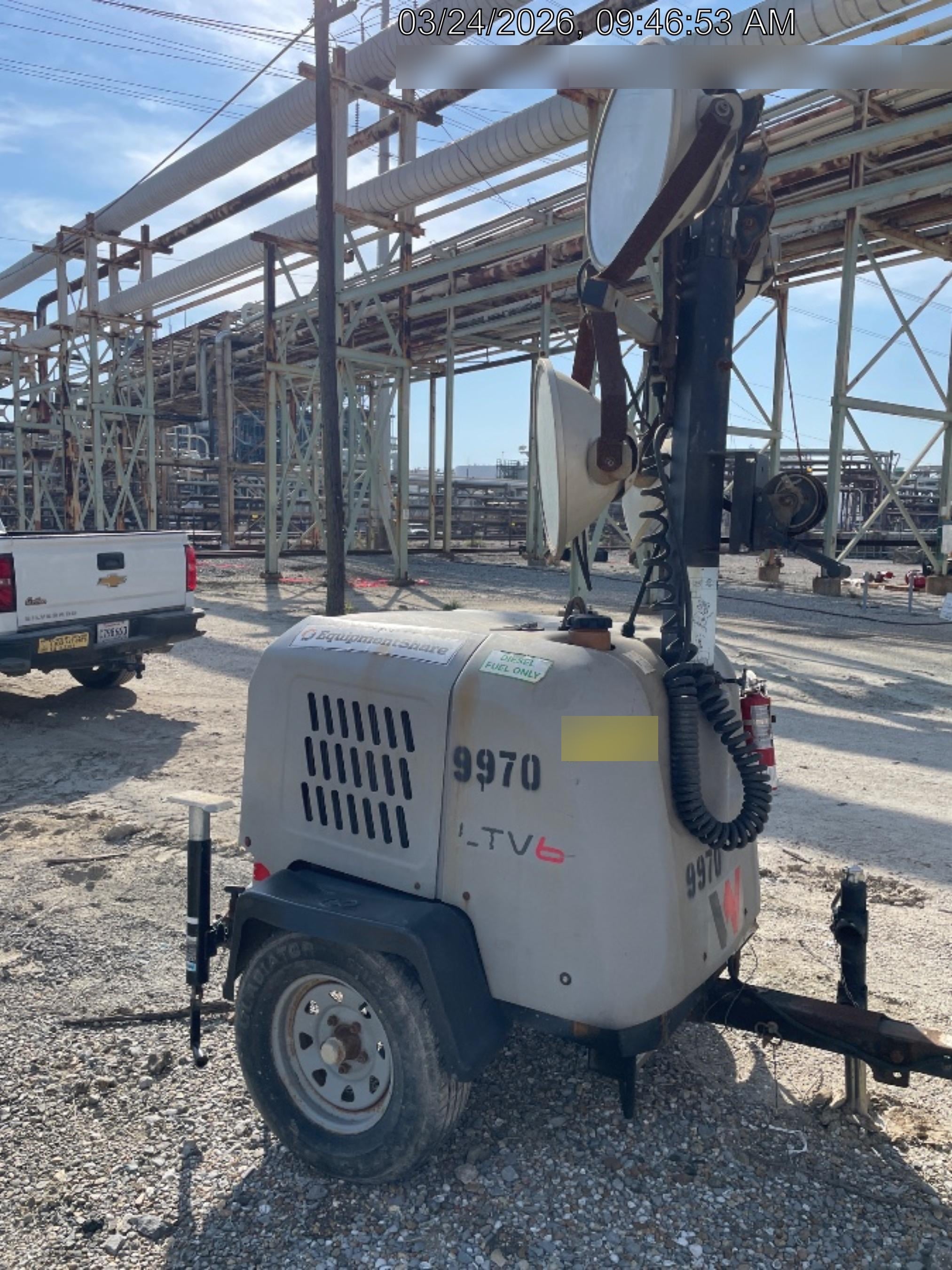 Wacker Neuson LTV6K-MH Wacker Neuson LTV6K Towable Light Tower