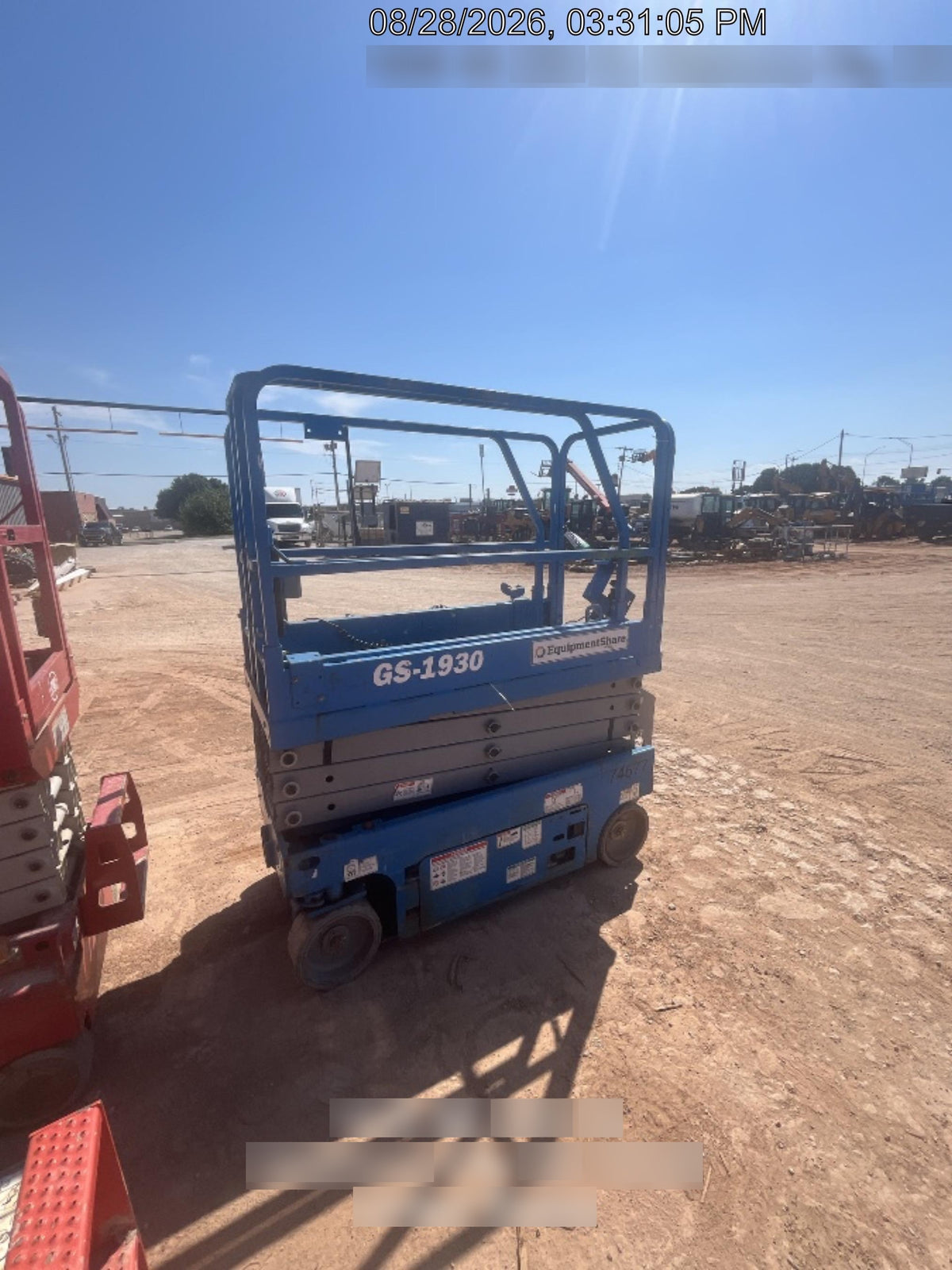 2020 Genie GS-1930 Fixed rails with chain entry gate - Pre A92.20