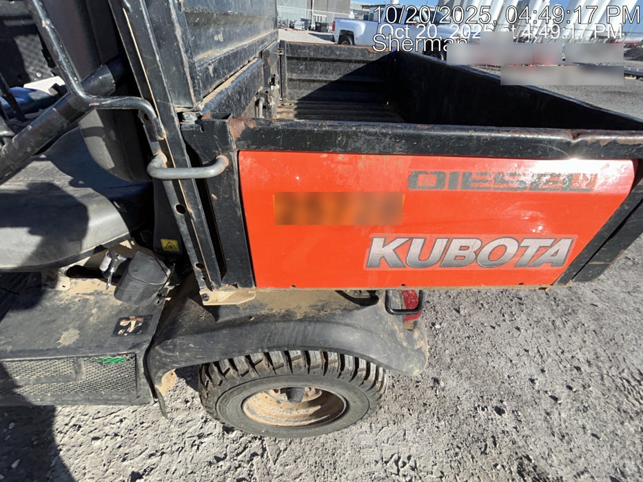 2019 Kubota RTV-X1140 4wd Utility Cart, LED Strobe, Windshield Tempered Glass, Pastic Canopy, Wire Harness Kit, Backup Alarm