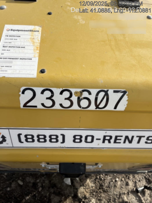 2022 Allmand NLV3GR (4) LED Light Fixture 350W, 23' Vertical Mast, 3kW Prime, Towable, Deep Sea L401, Leveling Jacks, Yanmar T4F 5.8hp