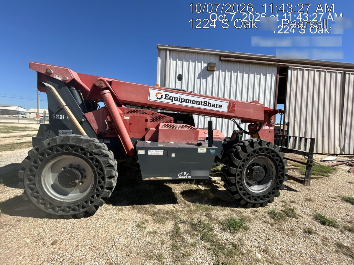 2017 Manitou 12042 Manitou MTA 12042, Solid Tires, 66" Carriage, Open ROPS, Flashing Beacon and Work Light Package