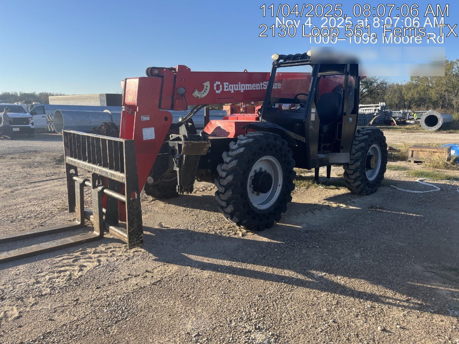 2019 Manitou 12042 Canopy, 120 HP , Solid Tires, Work Lights, Lift Hook, Auxiliary Hydraulics 66" Carriage and 60" Forks