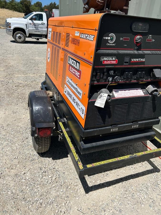 2021 Lincoln Electric Vantage 549X Ready Pak 3, ORANGE (includes trailer, cable rack, fender light kit)