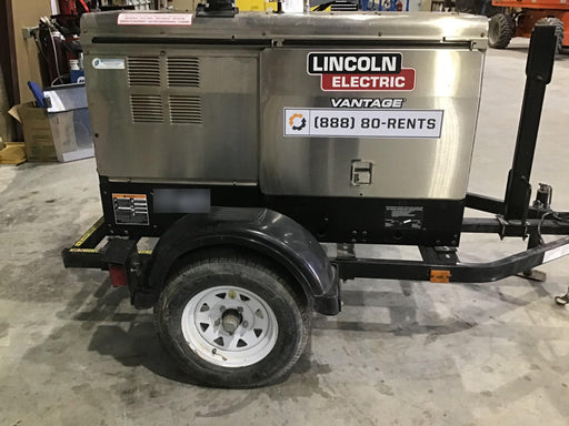 2018 Lincoln Electric Vantage 322 Lincoln Vantage 322 Welder Ready Pak 3 - Vantage 322, Trailer, Fender and light kit, Cable rack