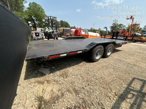 2024 TEXAS PRIDE TRAILERS 21' Lowboy Gravity Tilt Bed 14K Bumper Pull Trailer