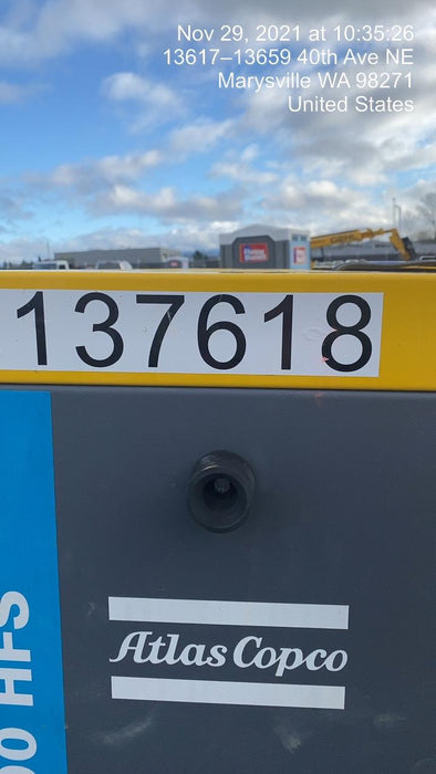 2021 ATLAS COPCO PAS 100 HF CS Enclosed