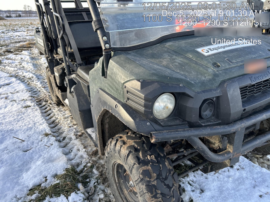 2019 Kawasaki Mule PRO-DXT Standard Options, Backup Alarm, Beacon, Plastic Hard Top, Poly Windshield, Horn Kit