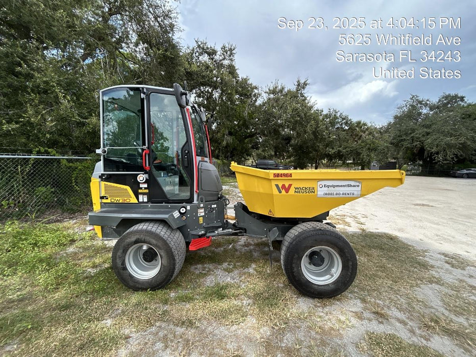 2025 WACKER NEUSON DW311 Cab Turf Tires