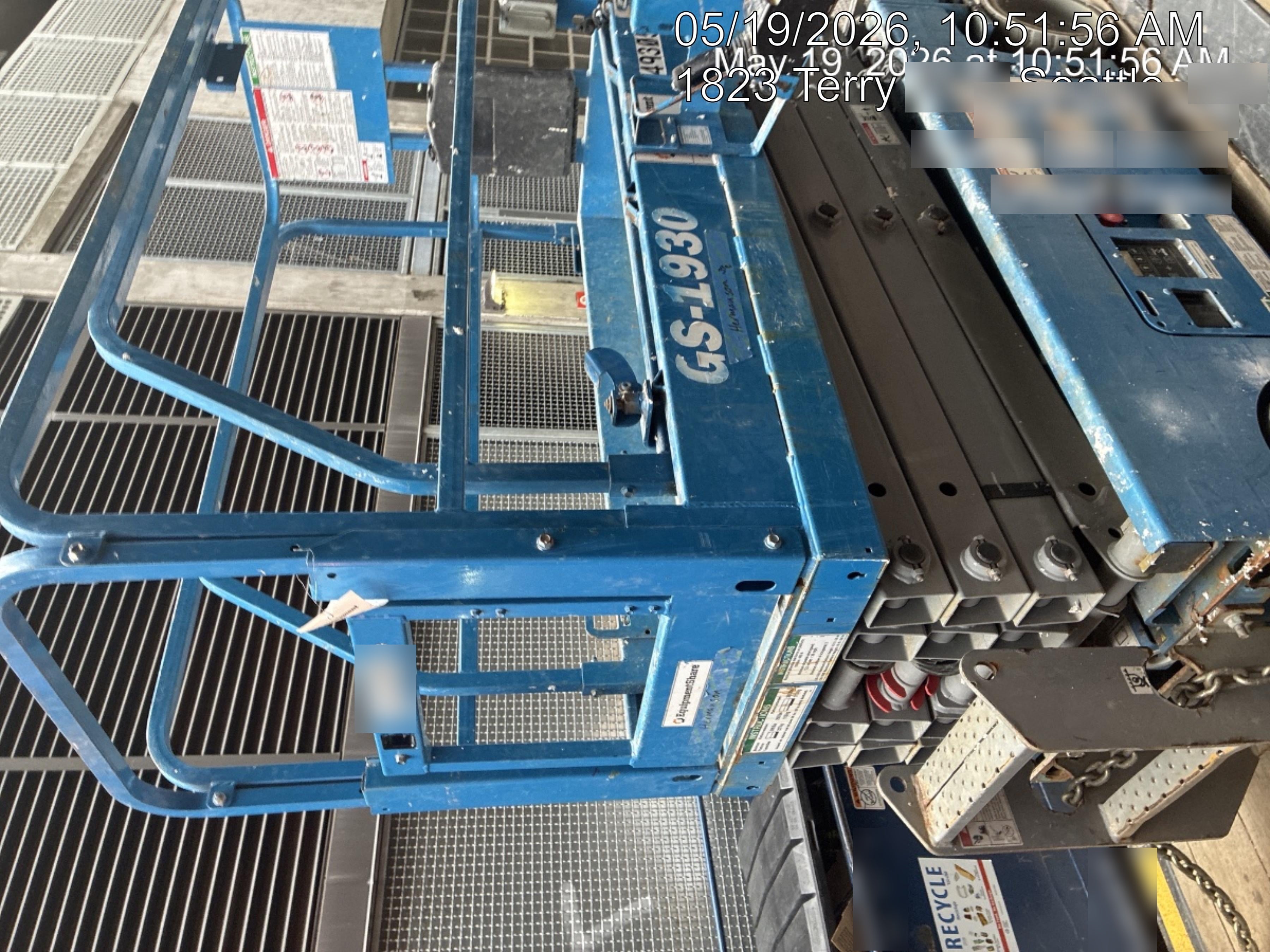 2019 Genie GS-1930 Half Height Swing Gate, 800W Inverter